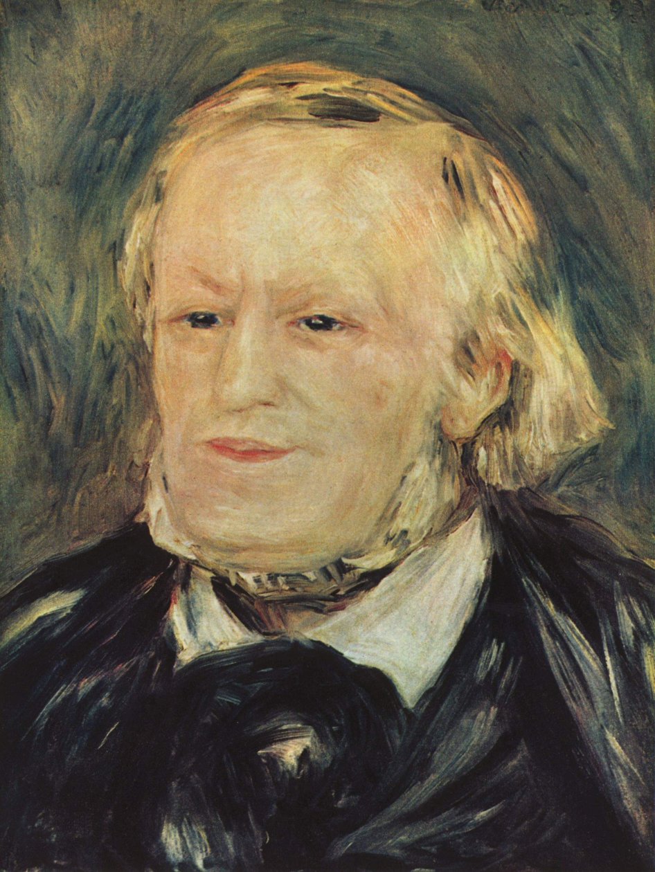 Portret van Richard Wagner door Pierre Auguste Renoir