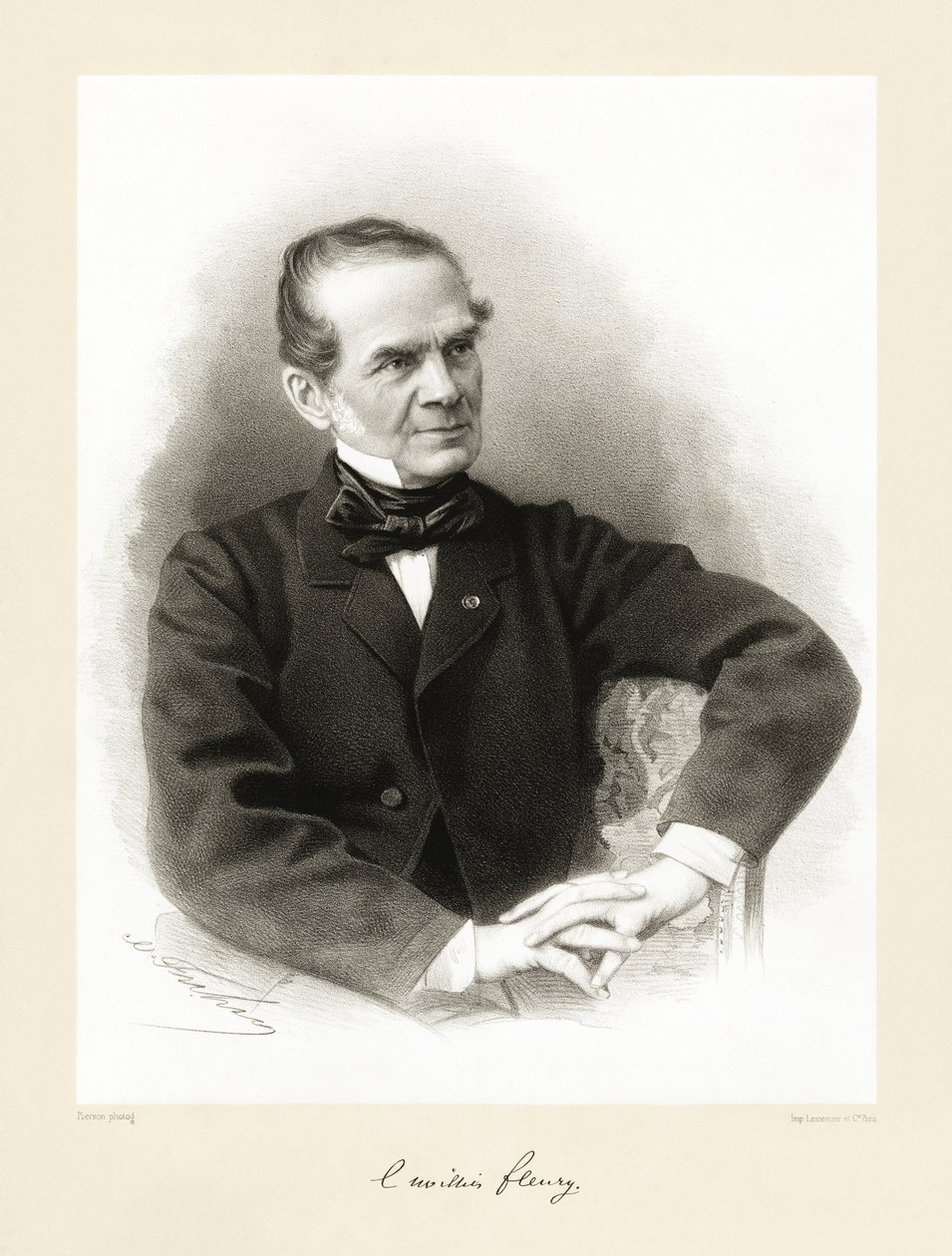 Alfred Auguste Cuvillier-Fleury, 1865-66 door Pierre Louis Pierson