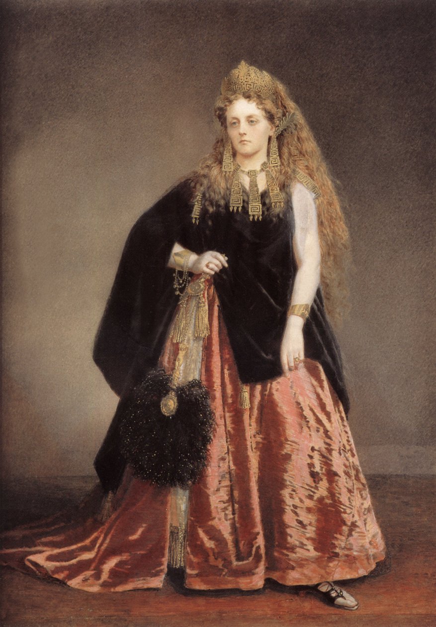 Gravin van Castiglione door Pierre Louis (after) Pierson