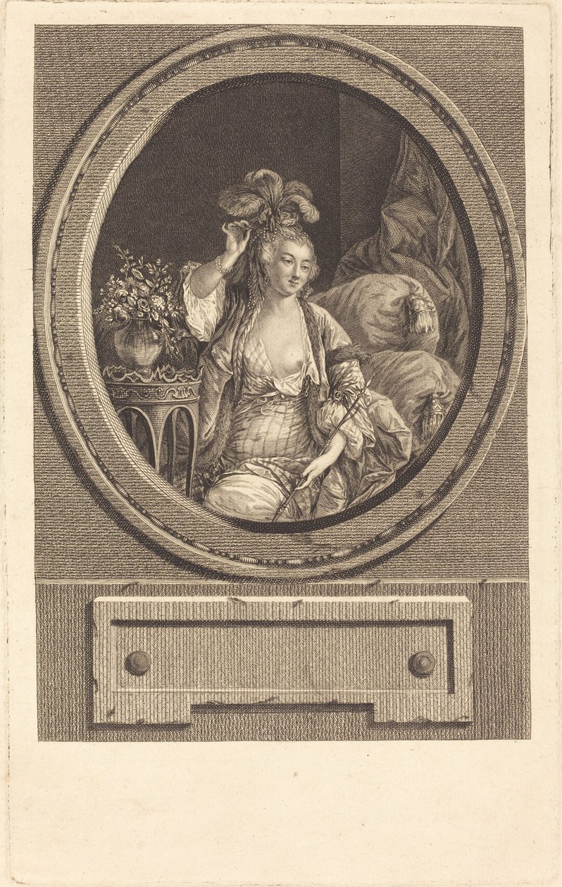 Roxelane door Pierre Adrien Le Beau after Jean Demosthene Dugourc