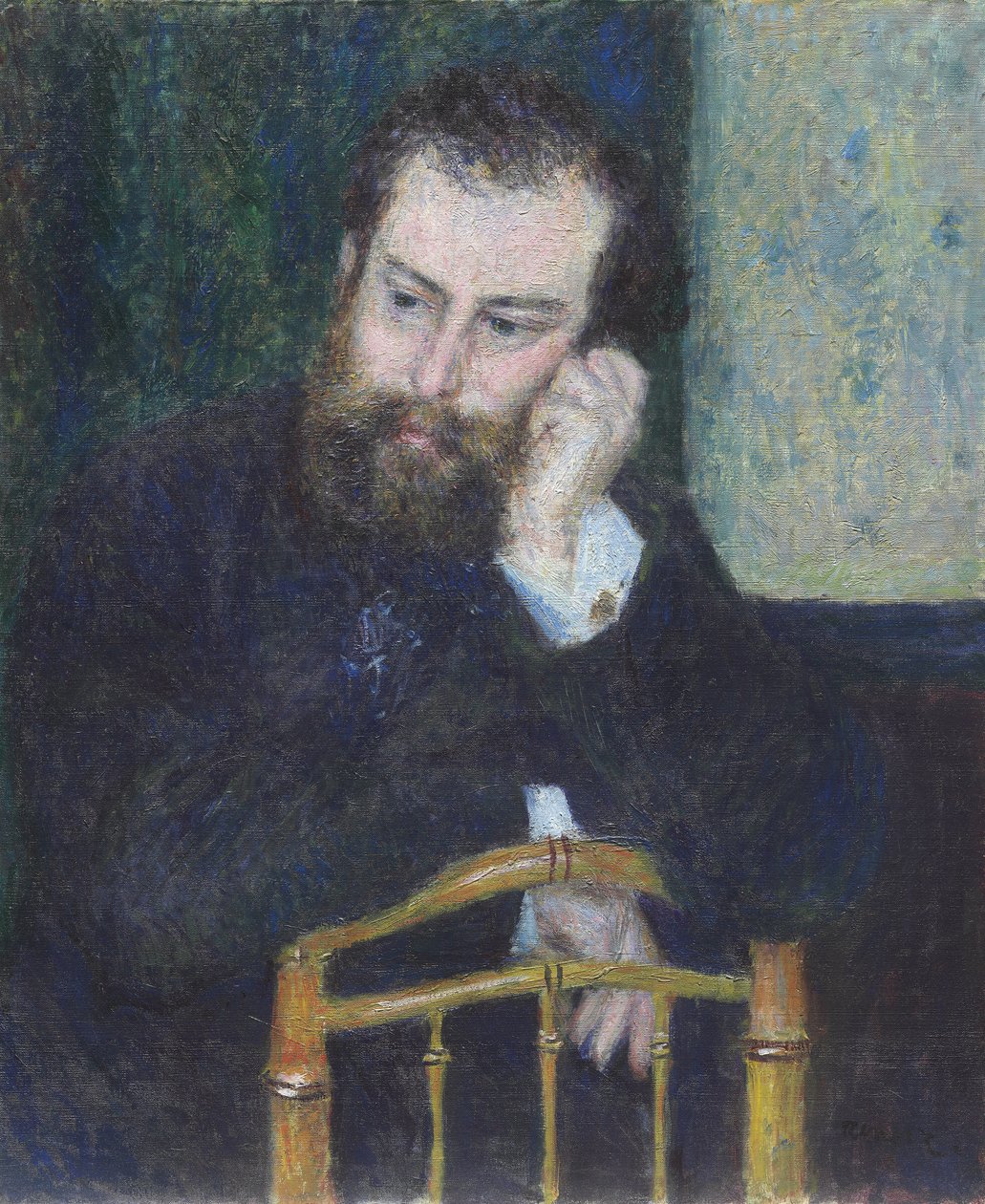 Alfred Sisley door Pierre Auguste Renoir