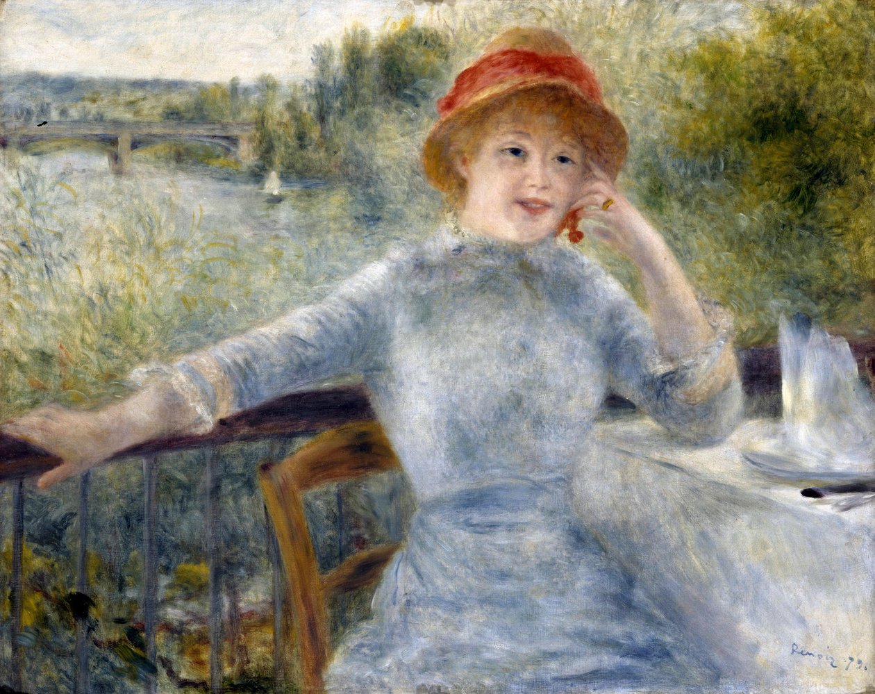Alphonsine Fournaise, 1879 door Pierre Auguste Renoir