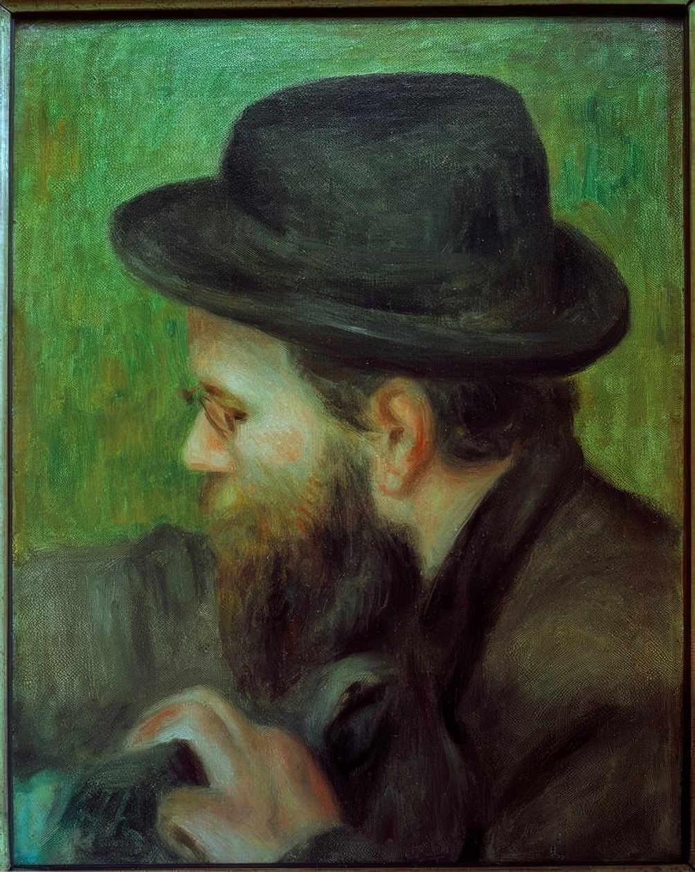 Portret van meneer Bernard door Pierre Auguste Renoir