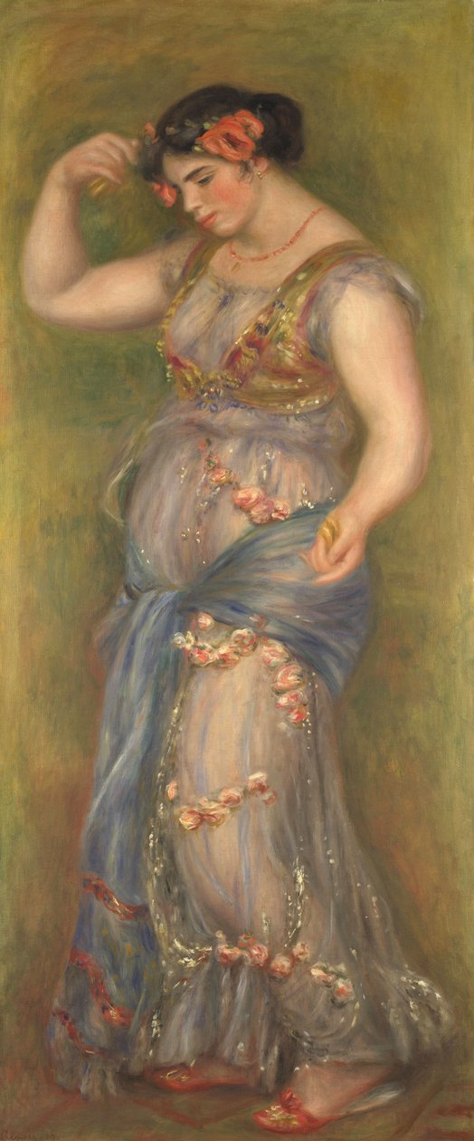 Dansend Meisje met Castagnetten door Pierre Auguste Renoir
