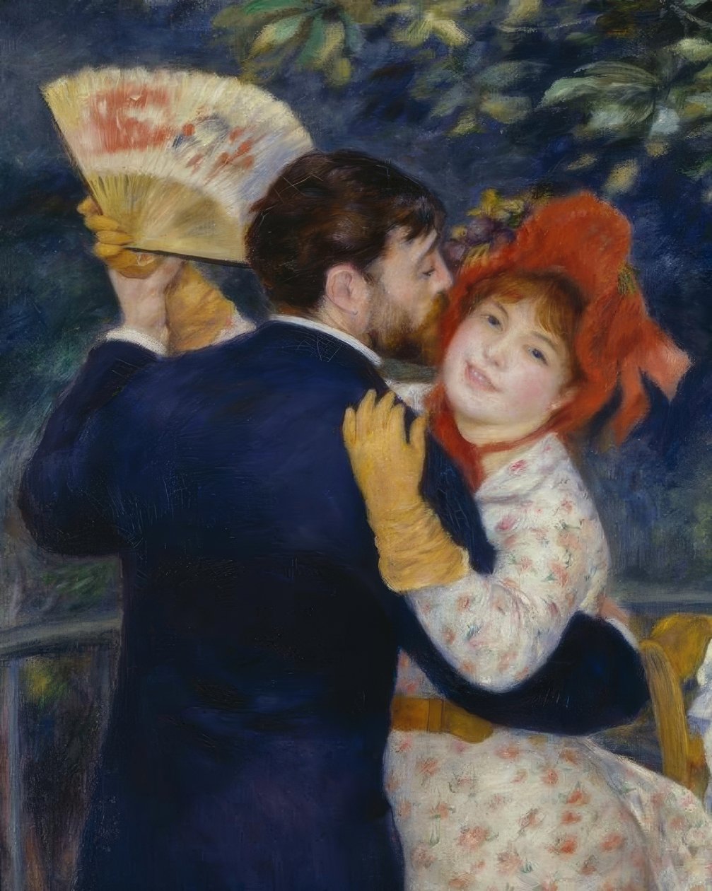 Dans op het platteland door Pierre Auguste Renoir