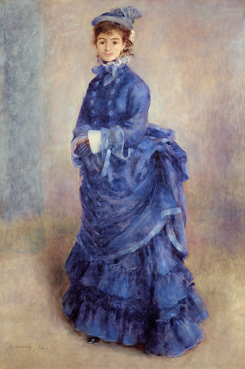 La Parisienne door Pierre Auguste Renoir