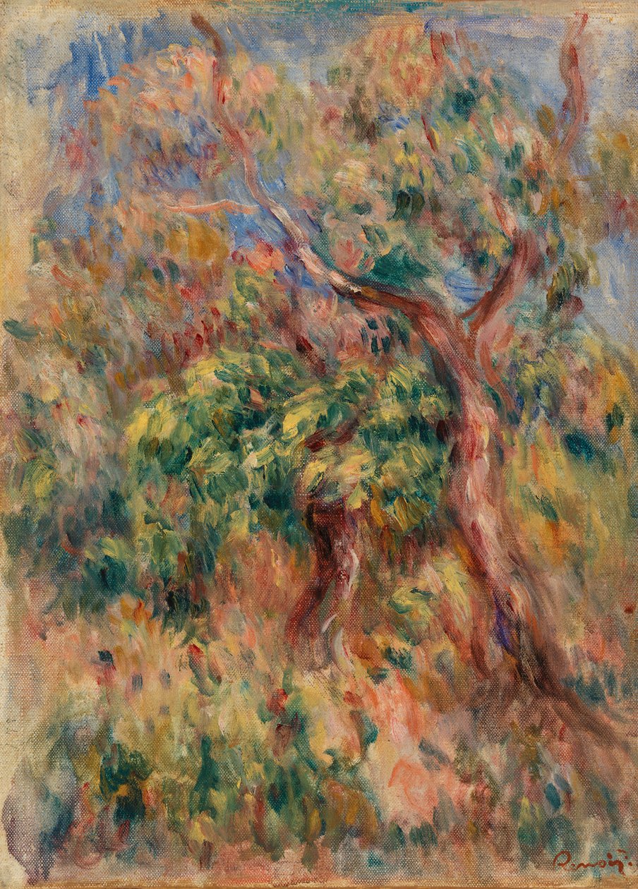 Landschap door Pierre Auguste Renoir