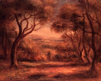 Landschap door Pierre Auguste Renoir