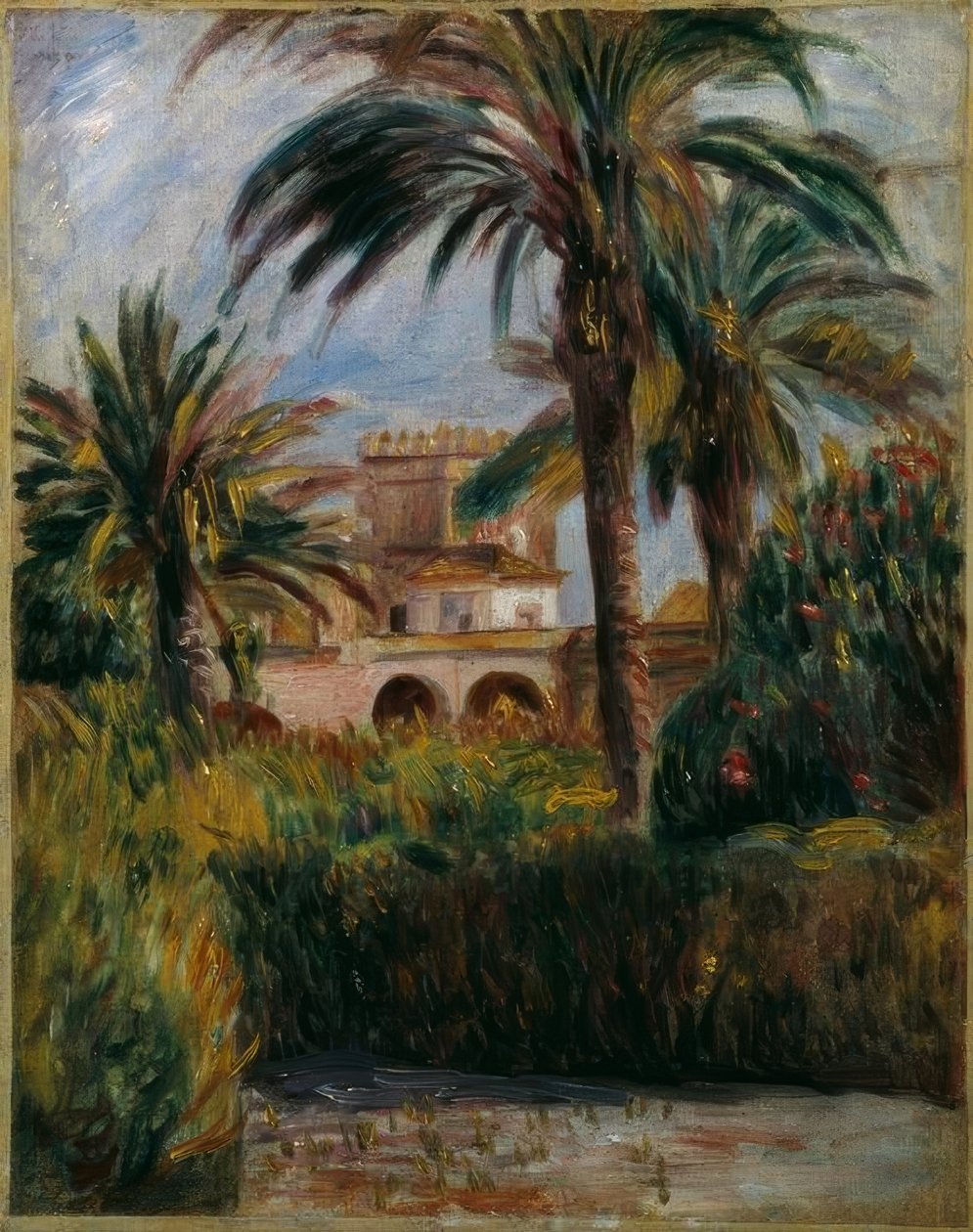 De tuin van Essai in Algiers door Pierre Auguste Renoir