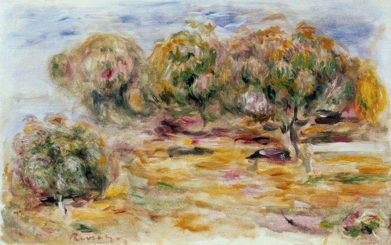 De tuin van Collettes door Pierre Auguste Renoir