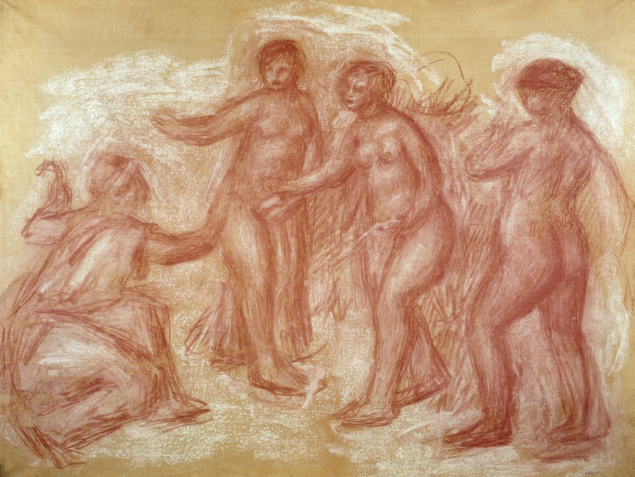 Het oordeel van Parijs door Pierre Auguste Renoir
