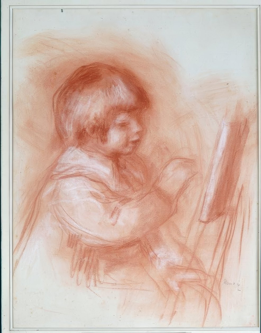 De kleine schilder door Pierre Auguste Renoir
