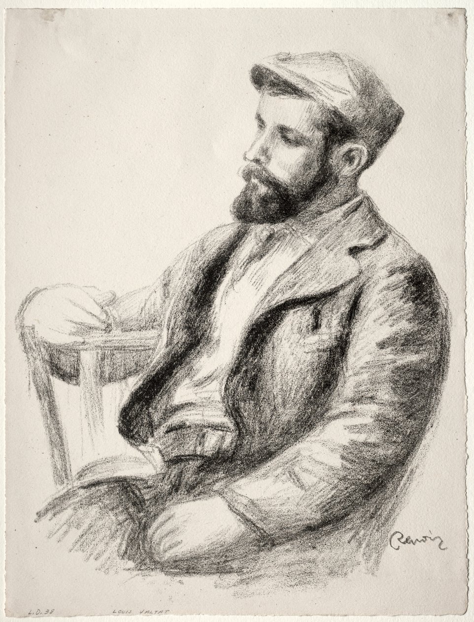 Louis Valtat door Pierre Auguste Renoir