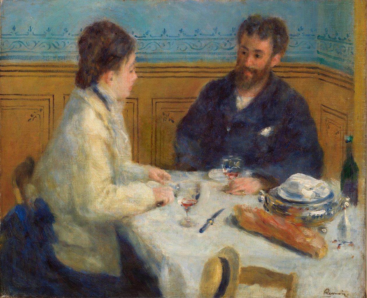 Lunch door Pierre Auguste Renoir