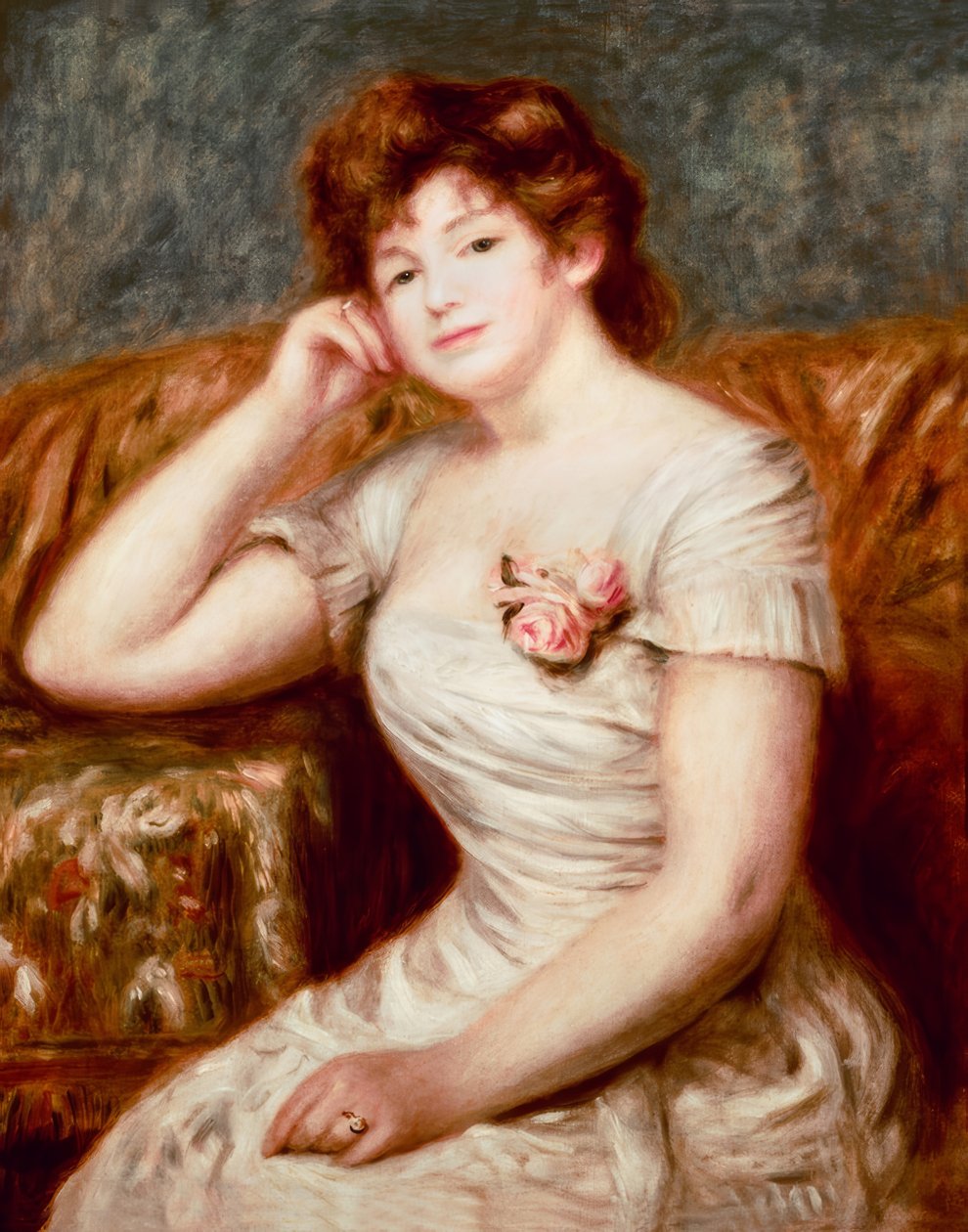 Mevrouw Adrien Mithouard door Pierre Auguste Renoir