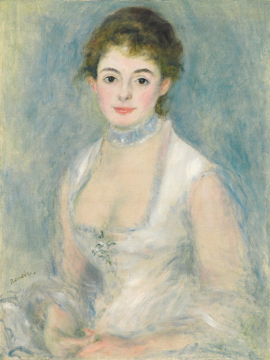 Madame Henriot, c.1876 door Pierre Auguste Renoir