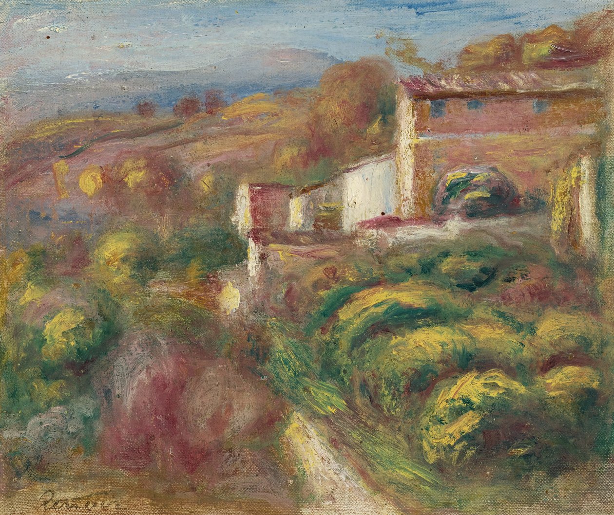 Maison de la Poste door Pierre Auguste Renoir