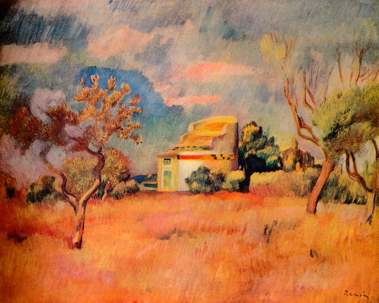 Mistral, 19e eeuw, 1935 door Pierre Auguste Renoir