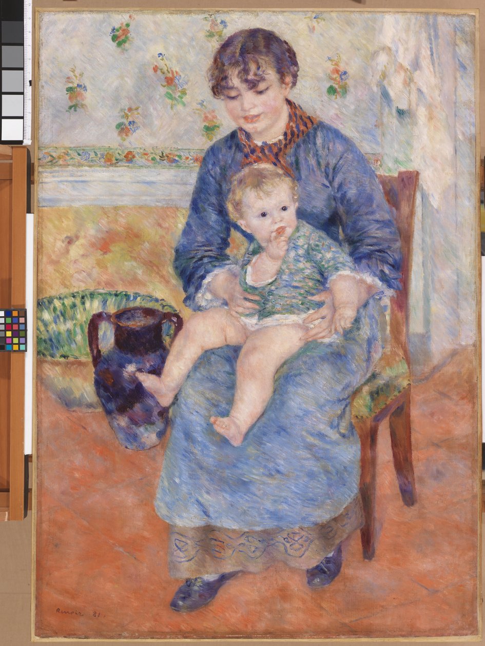 Moeder en Kind door Pierre Auguste Renoir