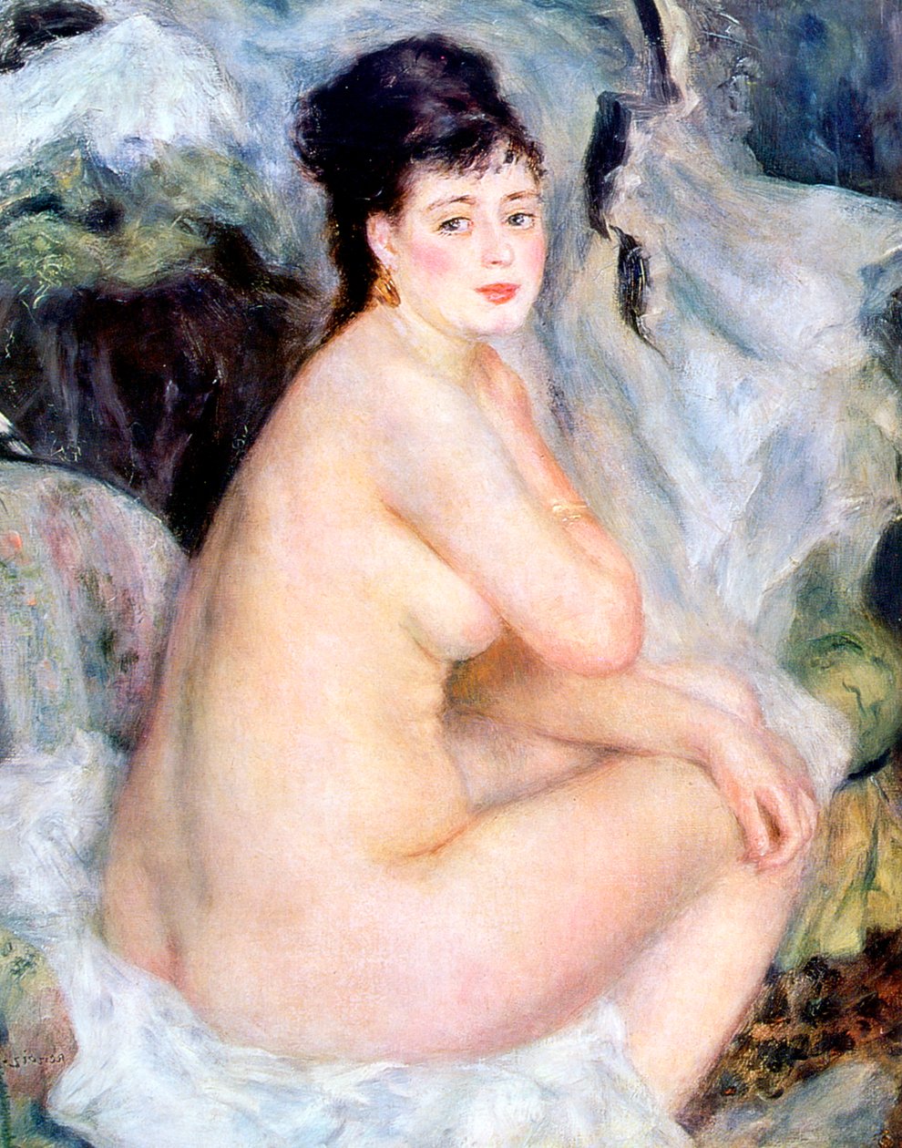 Naakt door Pierre Auguste Renoir