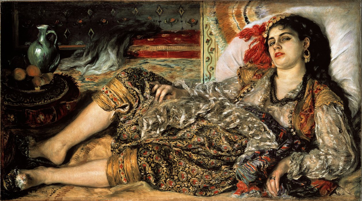 Odalisque door Pierre Auguste Renoir