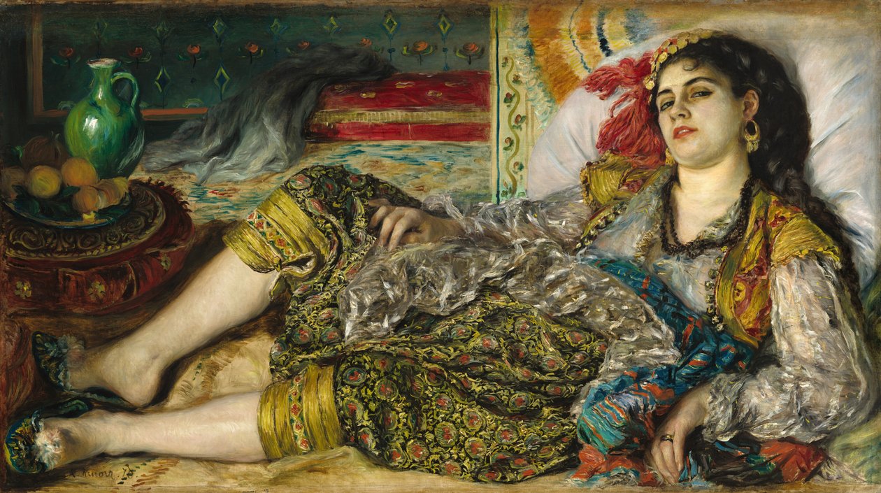 Odalisque door Pierre Auguste Renoir