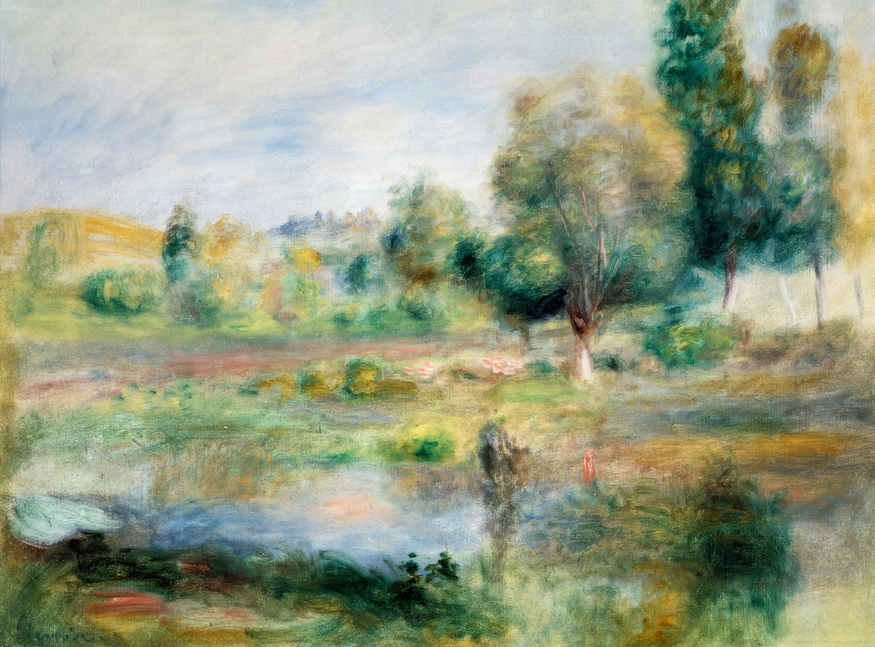 Landschap door Pierre Auguste Renoir