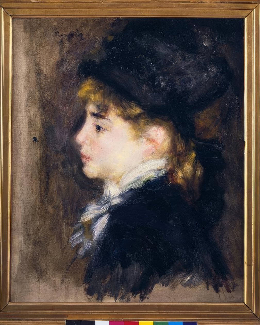 Portret genaamd Margot door Pierre Auguste Renoir