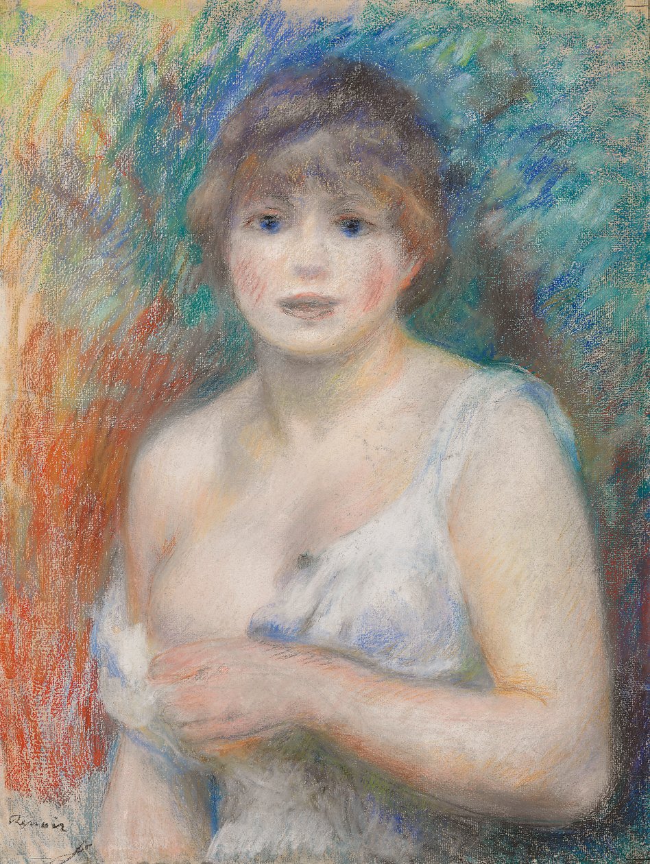 Portret van Jeanne Samary, ca. 1879-1880 door Pierre Auguste Renoir