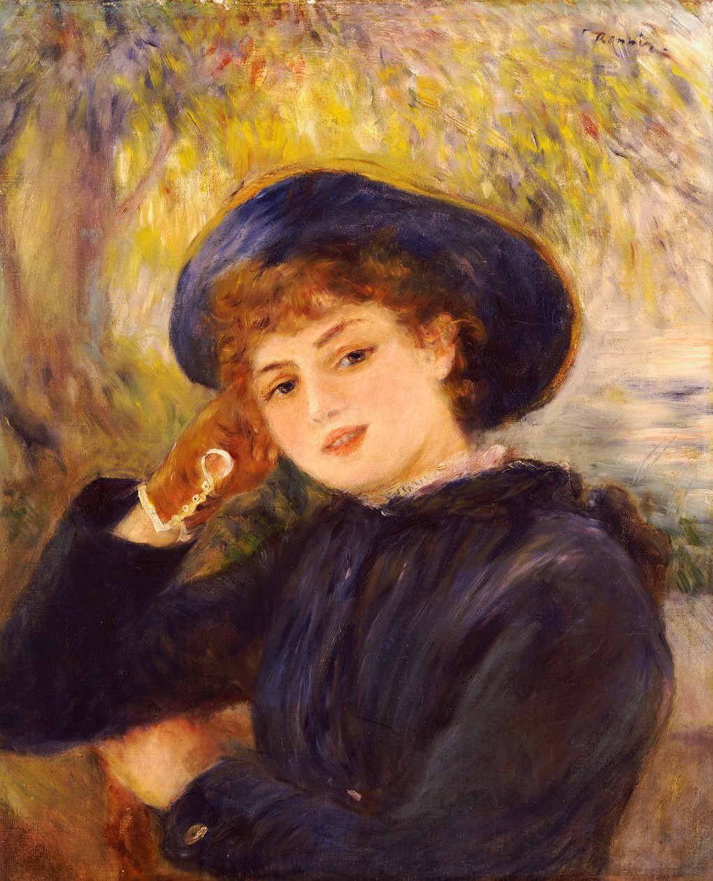 Portret van juffrouw Demarsy, 1882 door Pierre Auguste Renoir