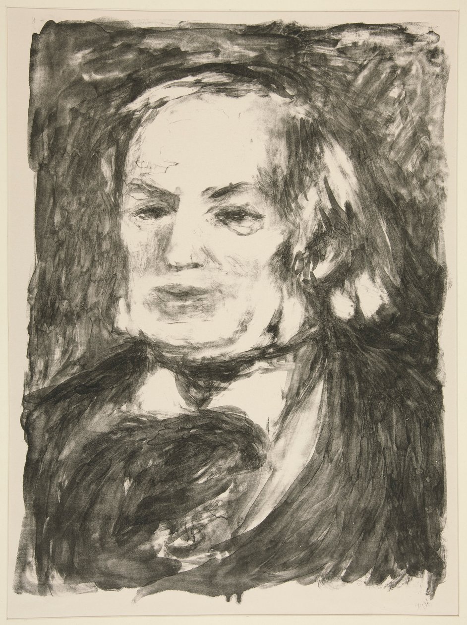 Portret van Richard Wagner door Pierre Auguste Renoir