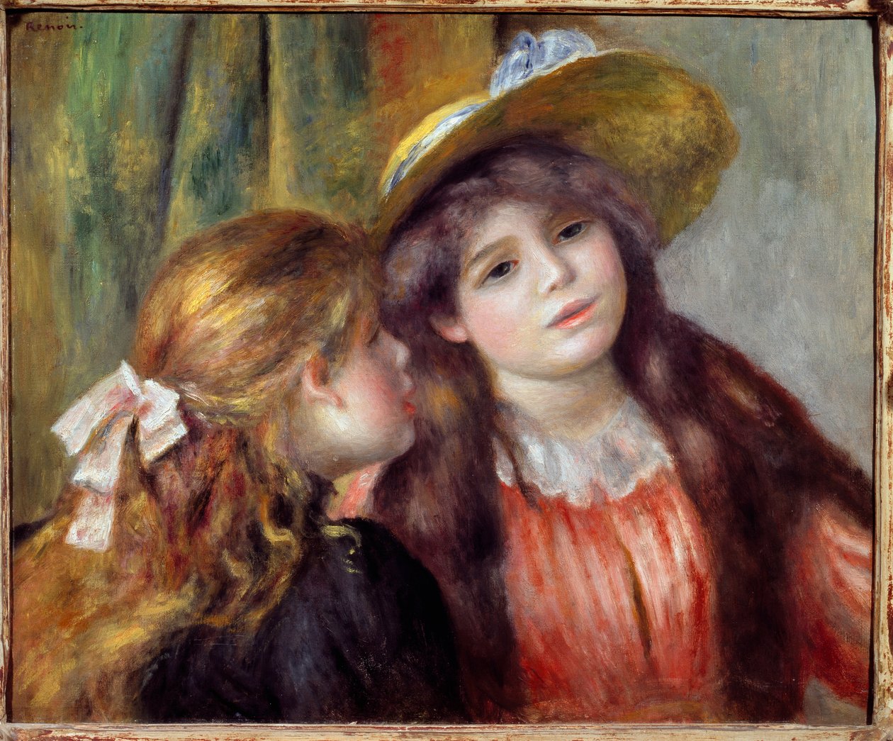 Portret van twee meisjes door Pierre Auguste Renoir