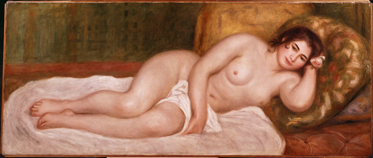 Liggende badende door Pierre Auguste Renoir