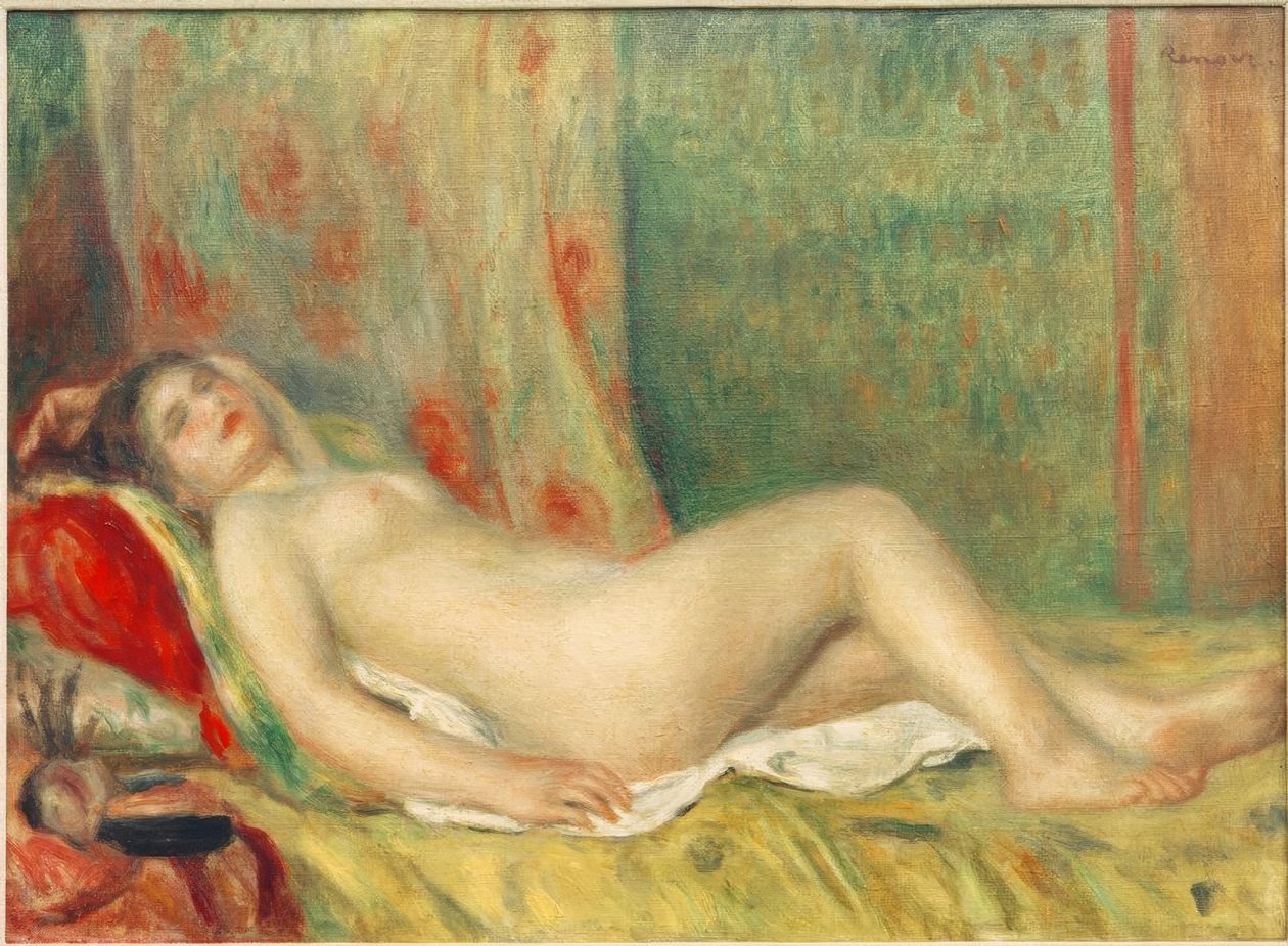 Rustende Naakt door Pierre Auguste Renoir