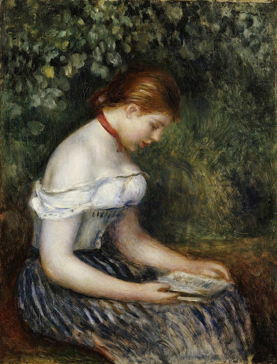 De lezer door Pierre Auguste Renoir