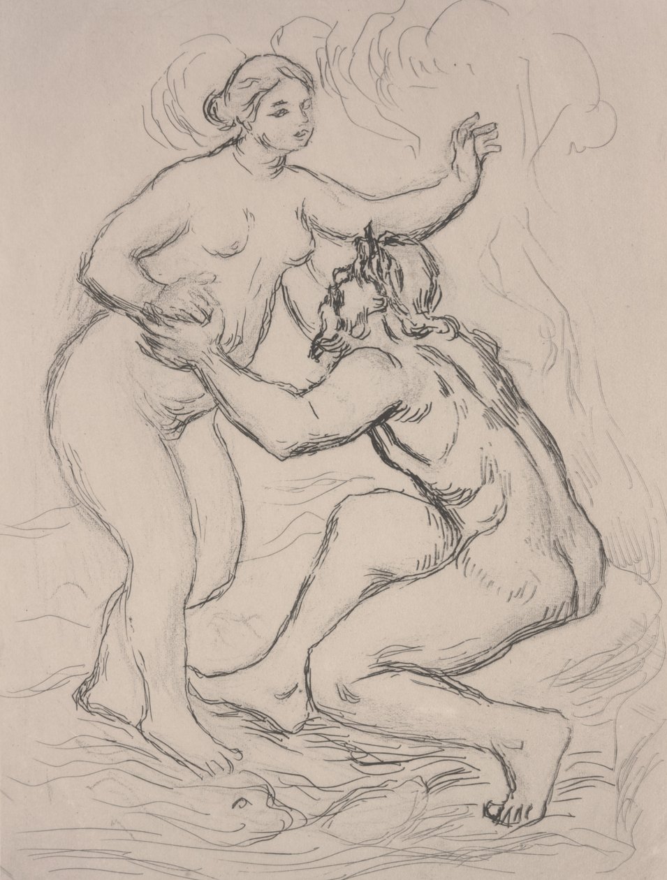De Rivier Scamander, c.1900 door Pierre Auguste Renoir