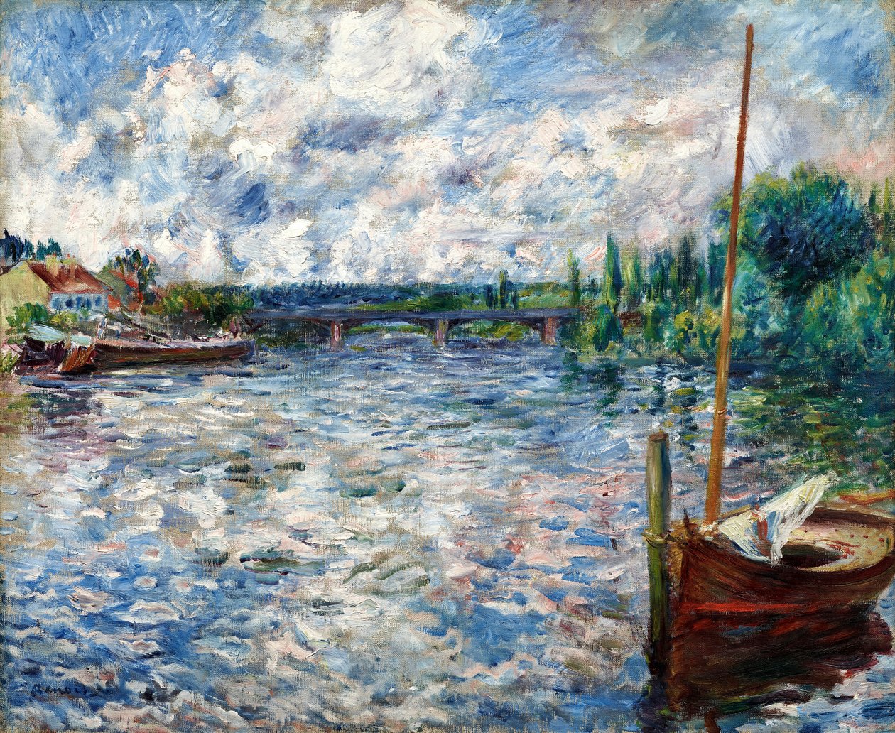 De Seine bij Chatou door Pierre Auguste Renoir