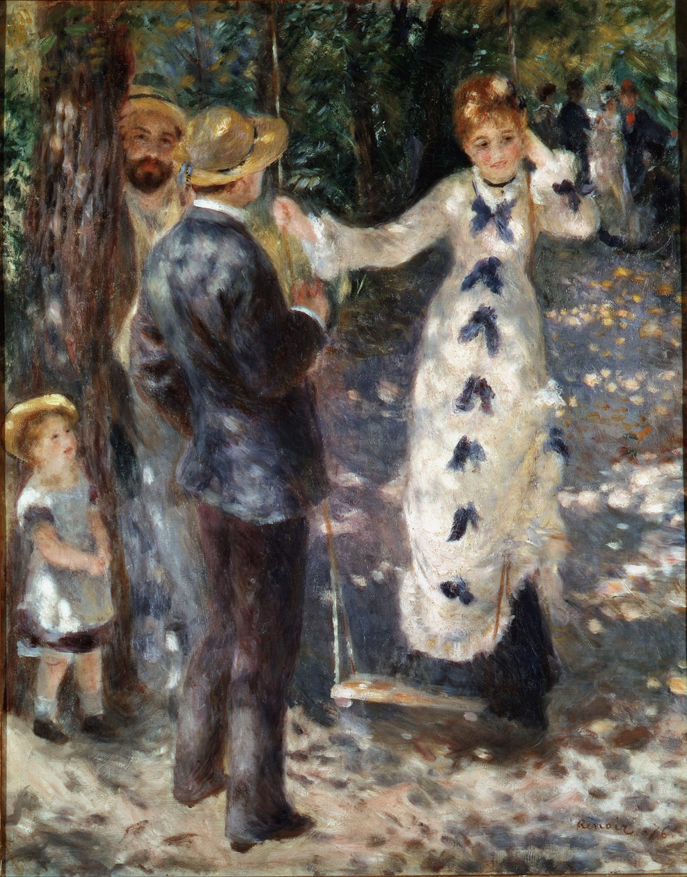 De schommel door Pierre Auguste Renoir