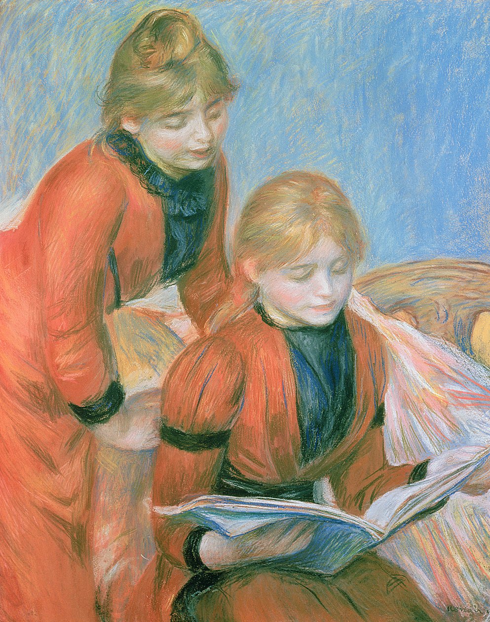De Twee Zusters door Pierre Auguste Renoir