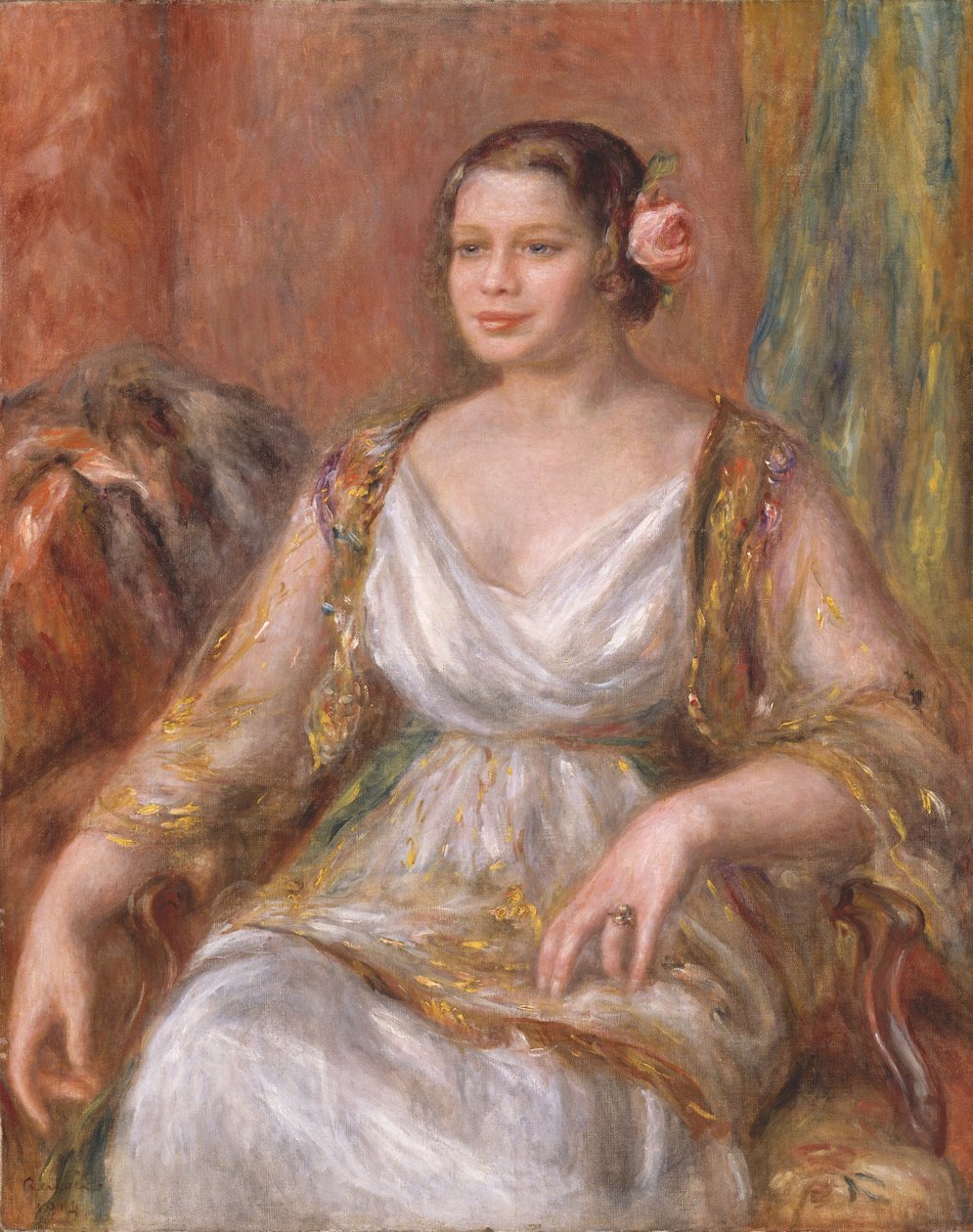 Tilla Durieux, 1914 door Pierre Auguste Renoir