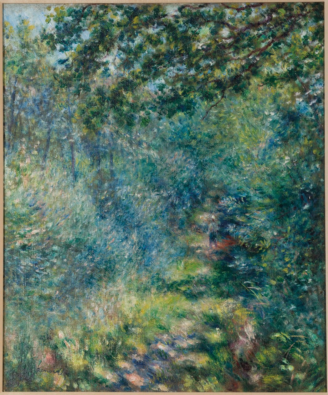 Pad in het bos, ca. 1874-77 door Pierre Auguste Renoir