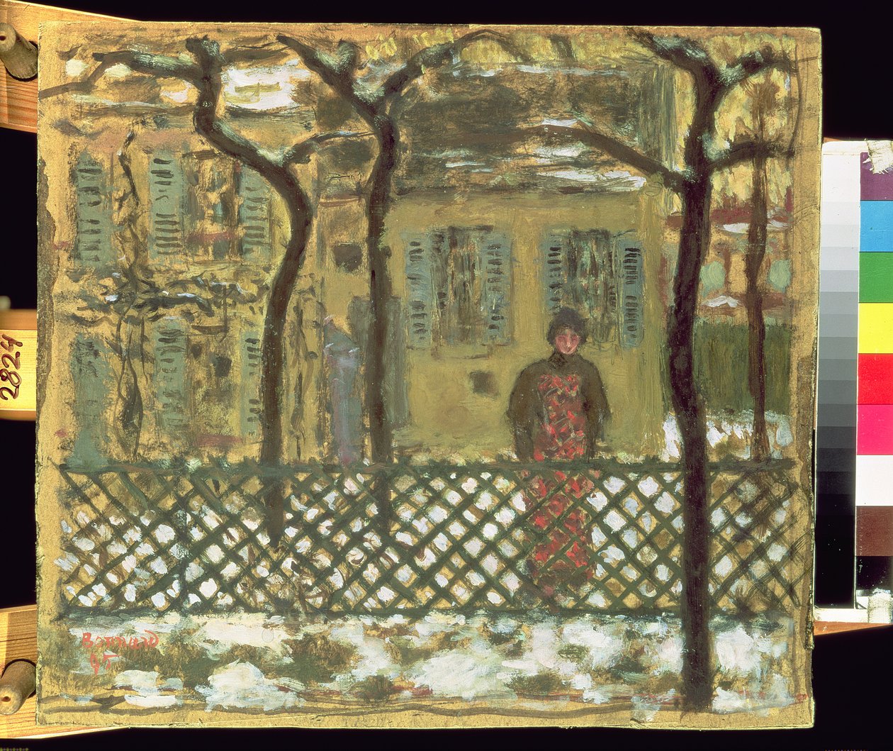 Bij het Hek, 1895 door Pierre Bonnard