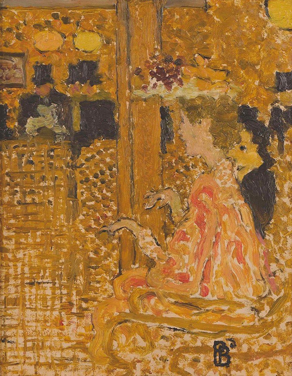 Aan de bar, 1892 door Pierre Bonnard