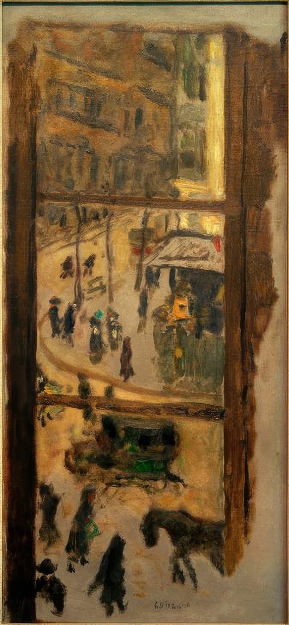 Door de ramen door Pierre Bonnard