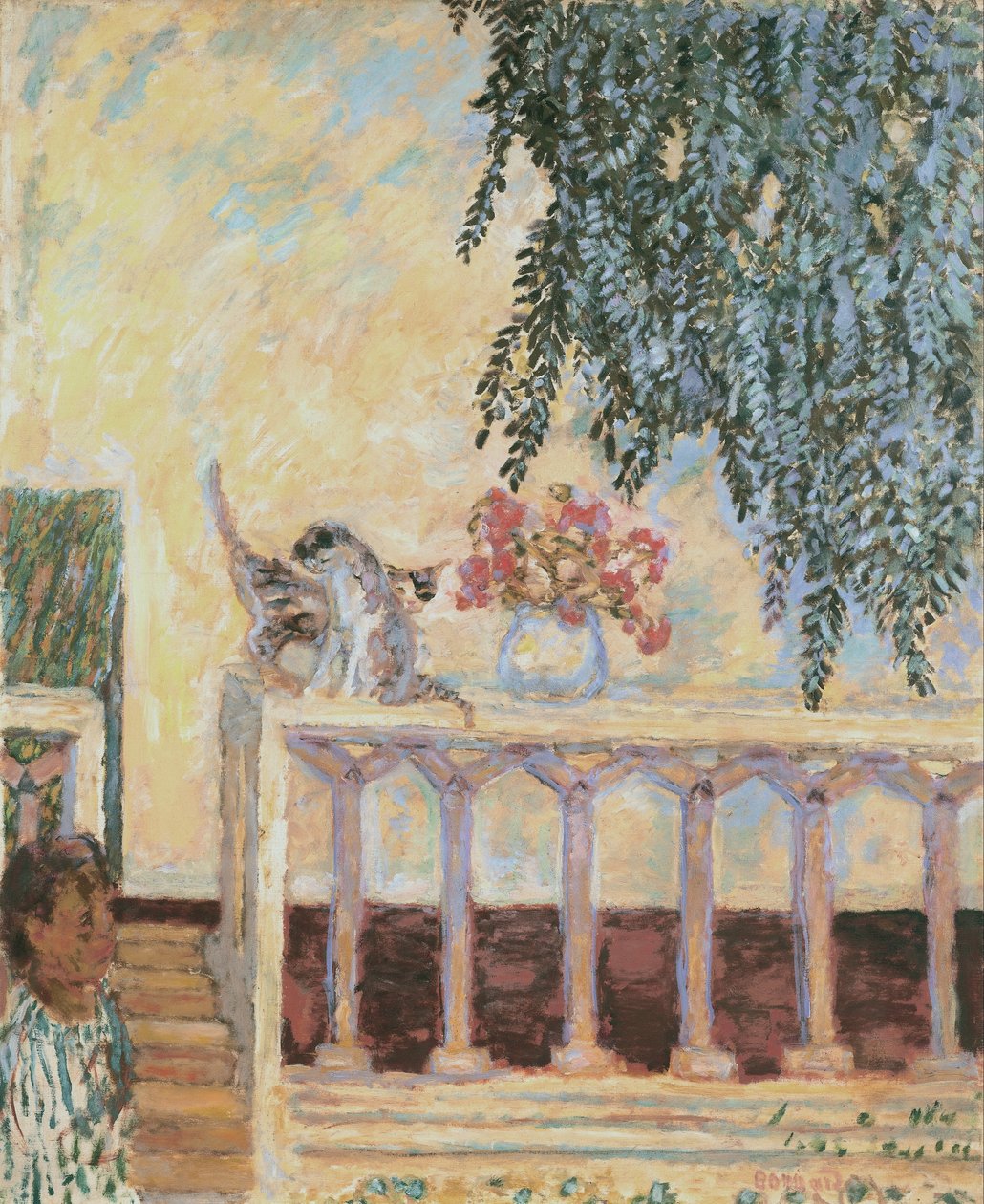 Katten op de Reling door Pierre Bonnard
