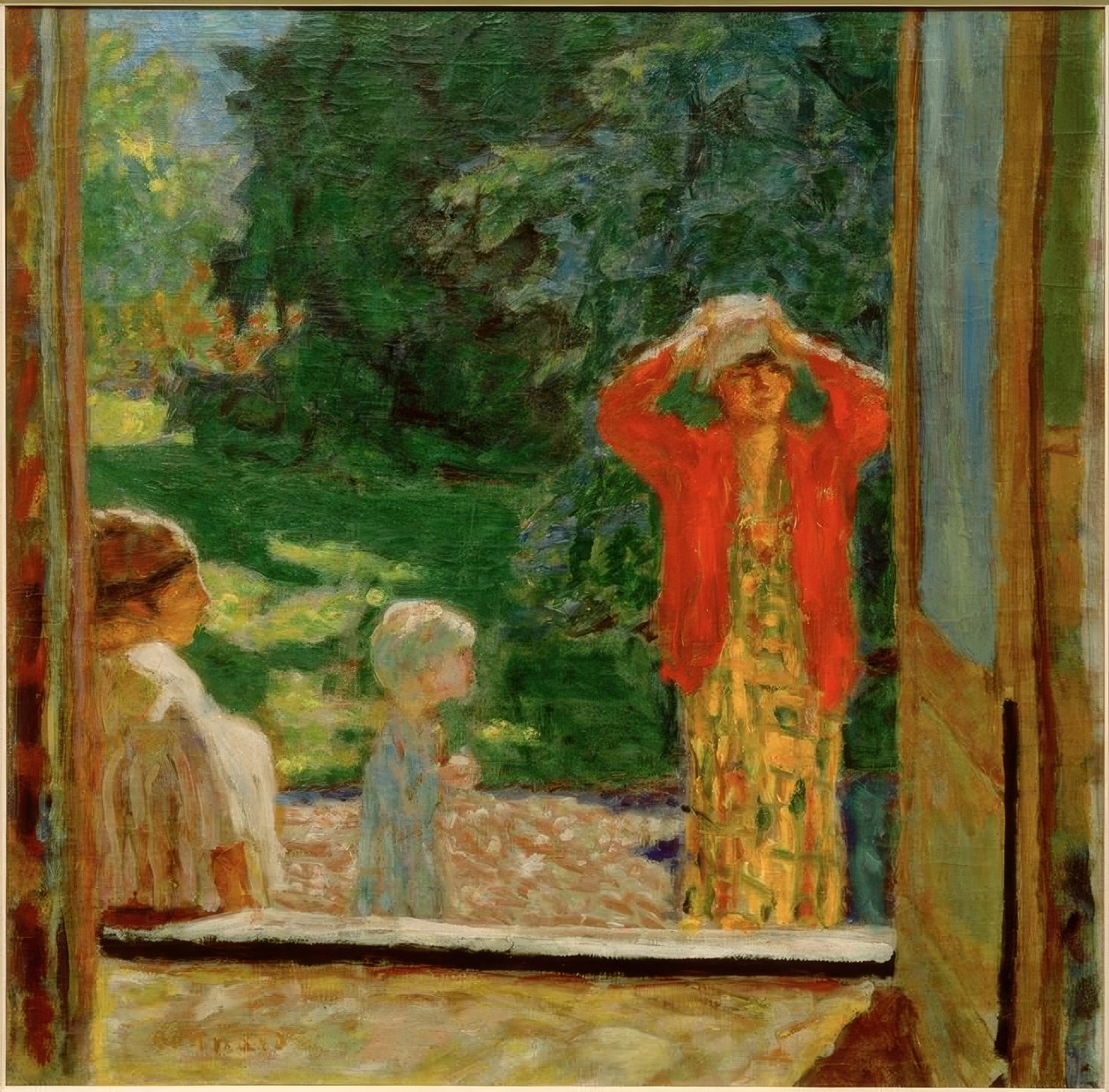 Voor het raam door Pierre Bonnard