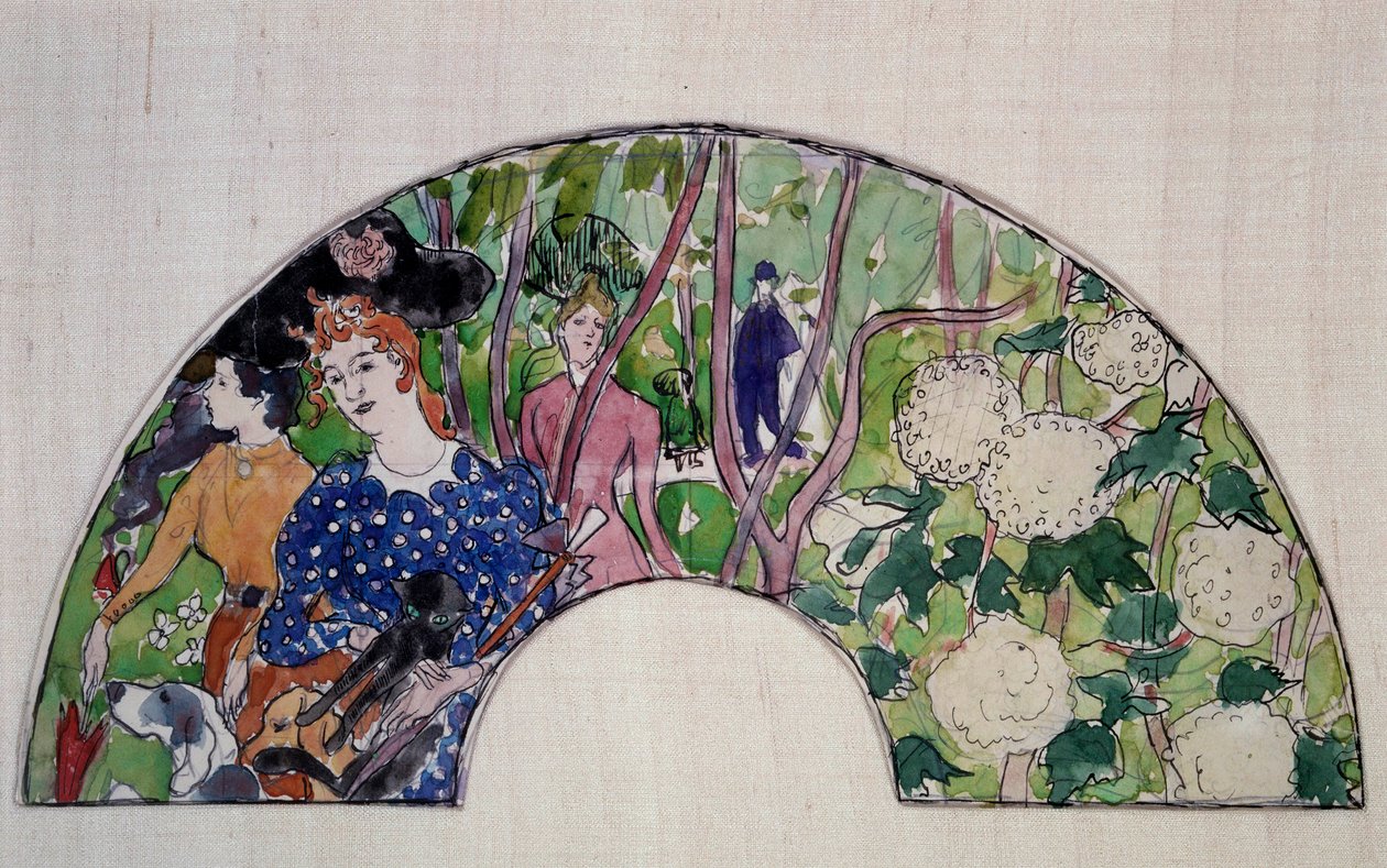Waaierproject, 20e eeuw door Pierre Bonnard