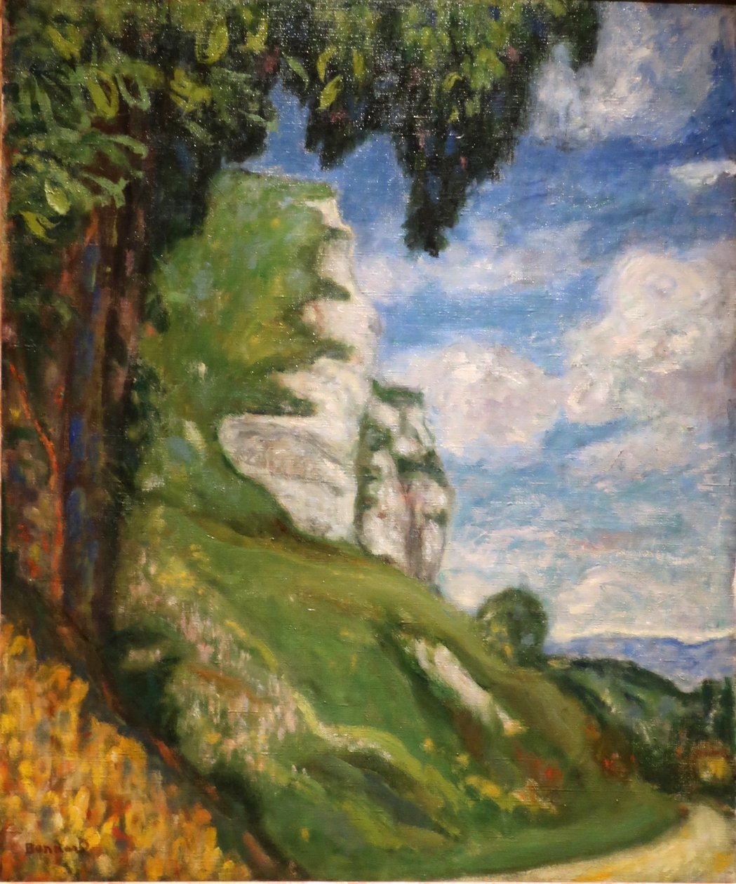 Frans: Les falaises de Saint-Adrion door Pierre Bonnard