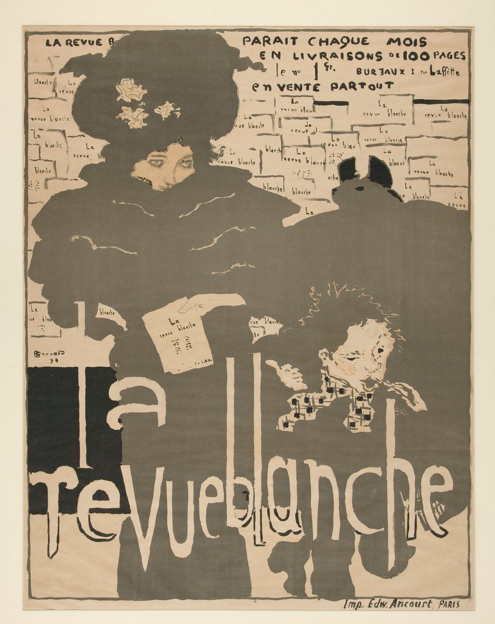 La revue blanche door Pierre Bonnard