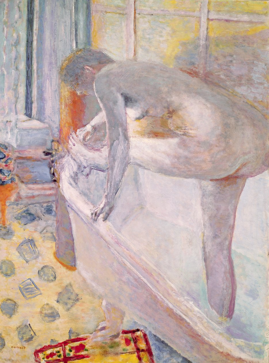 Groot Naakt in het Bad, 1924 door Pierre Bonnard